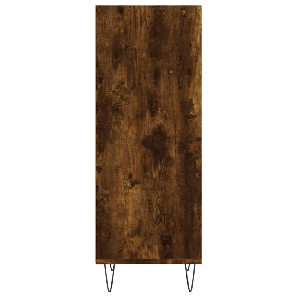 Buffet chêne fumé 34,5x32,5x90 cm bois d'ingénierie - XIOS