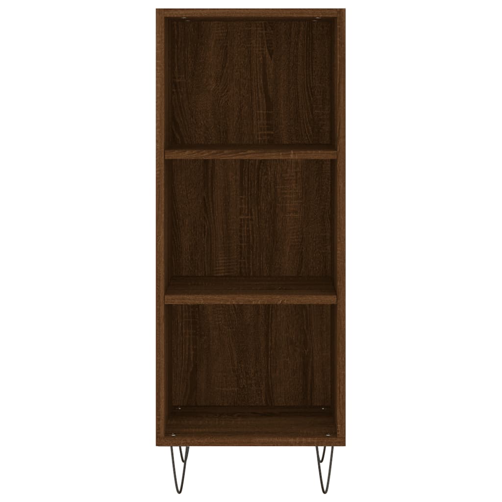 Buffet chêne marron 34,5x32,5x90 cm bois d'ingénierie - XIOS