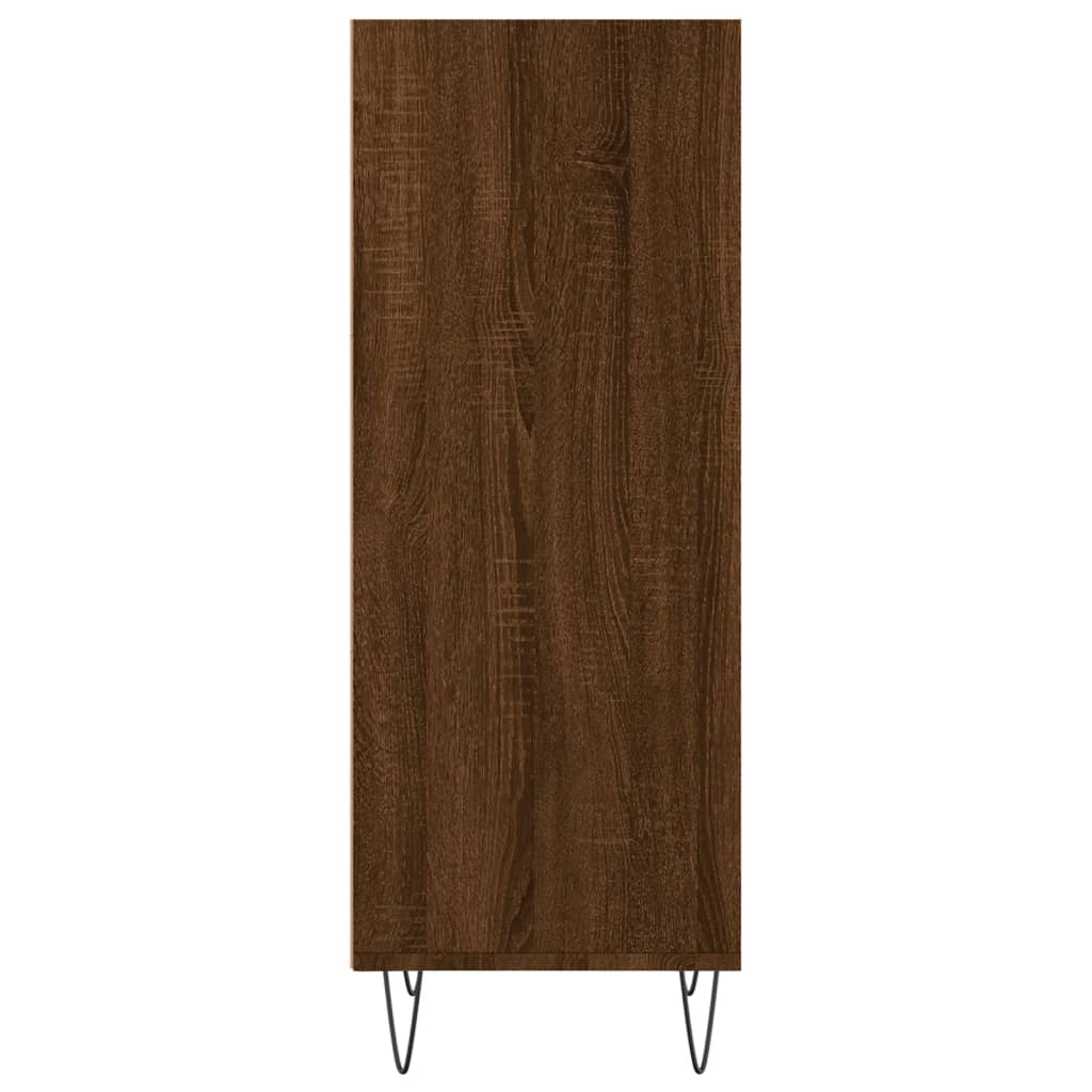 Buffet chêne marron 34,5x32,5x90 cm bois d'ingénierie - XIOS