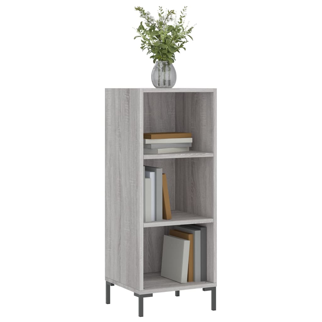 Buffet sonoma gris 34,5x32,5x90 cm bois d'ingénierie - XIOS