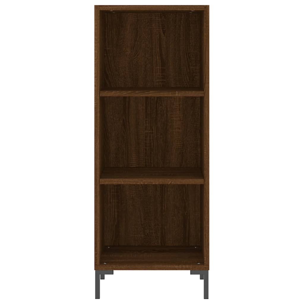 Buffet chêne marron 34,5x32,5x90 cm bois d'ingénierie - XIOS