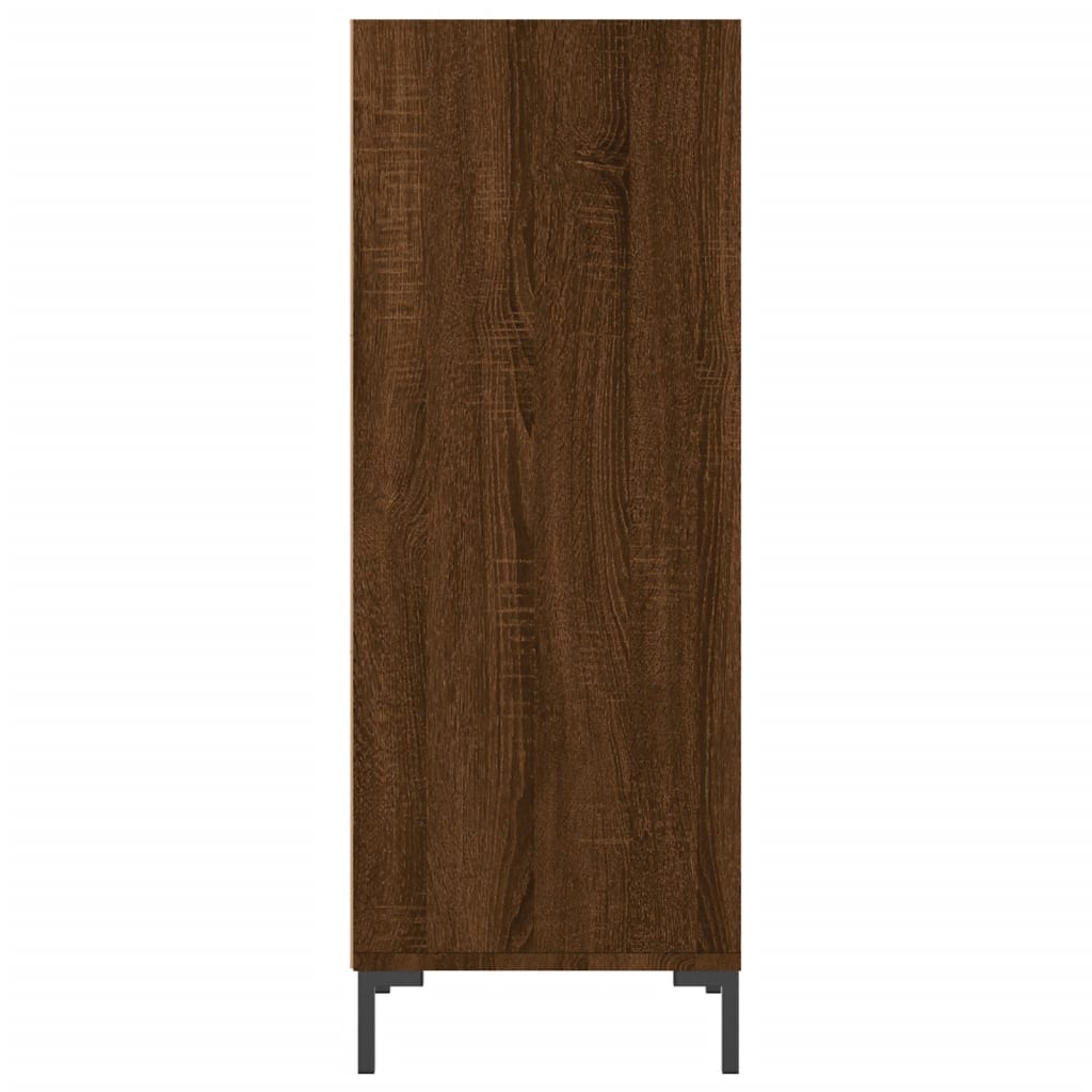 Buffet chêne marron 34,5x32,5x90 cm bois d'ingénierie - XIOS