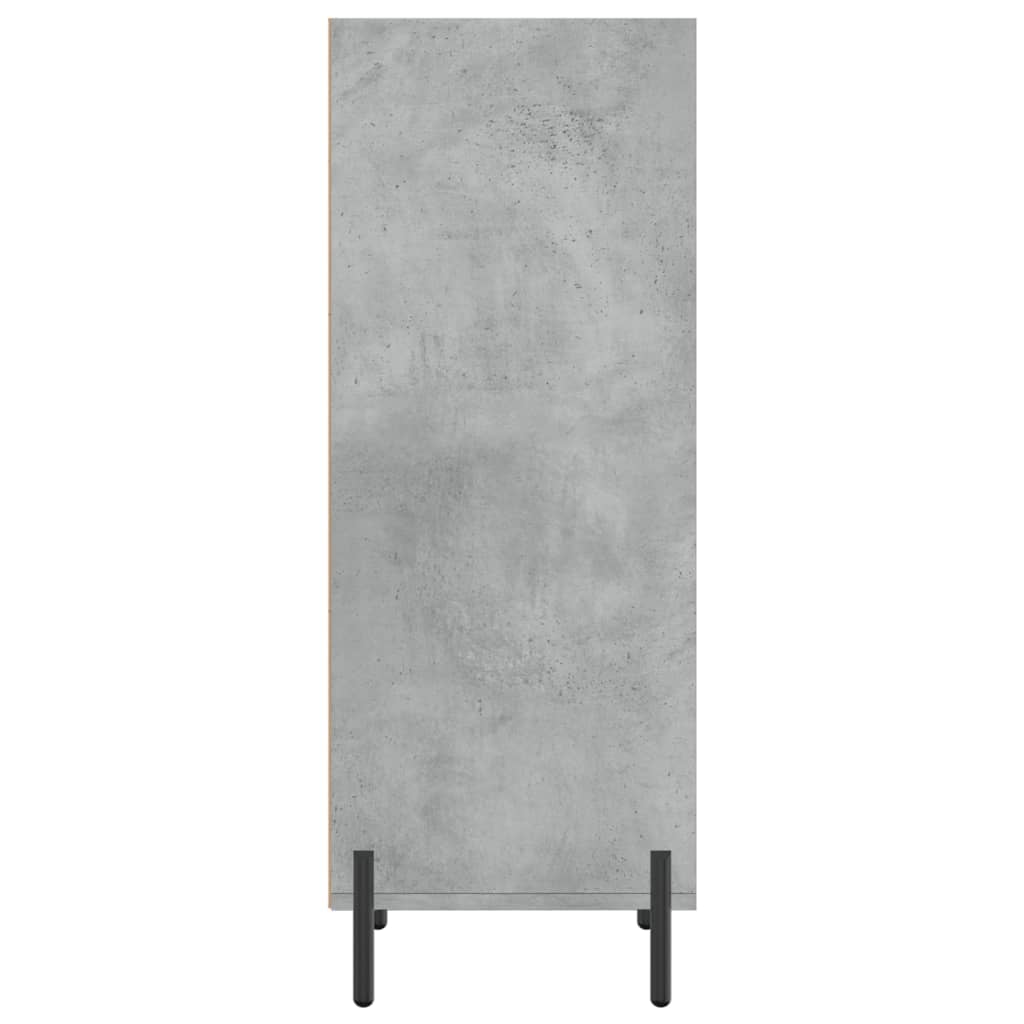 Buffet gris béton 34,5x32,5x90 cm bois d'ingénierie - XIOS