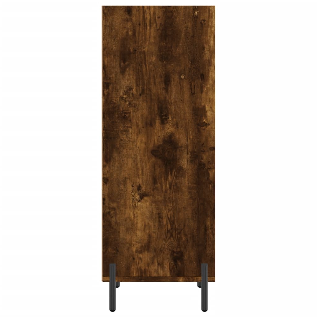 Buffet chêne fumé 34,5x32,5x90 cm bois d'ingénierie - XIOS