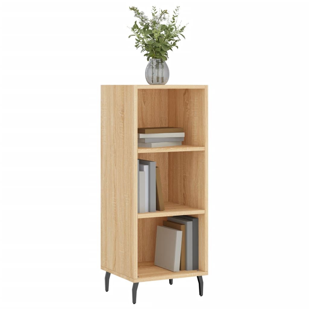 Buffet chêne sonoma 34,5x32,5x90 cm bois d'ingénierie - XIOS