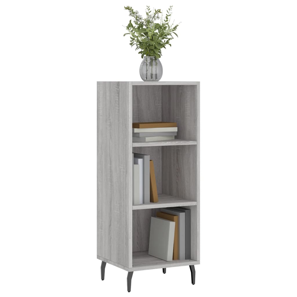 Buffet sonoma gris 34,5x32,5x90 cm bois d'ingénierie - XIOS