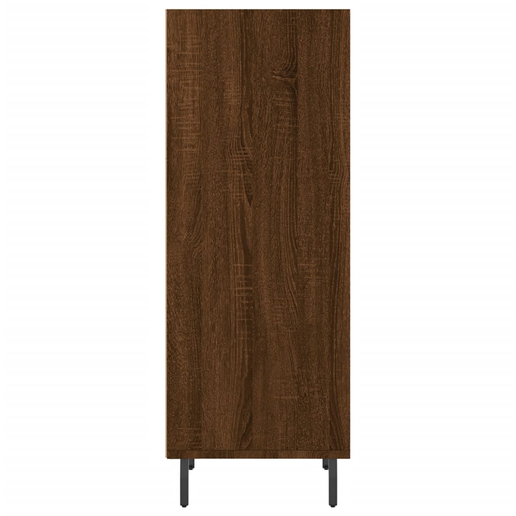 Buffet chêne marron 34,5x32,5x90 cm bois d'ingénierie - XIOS