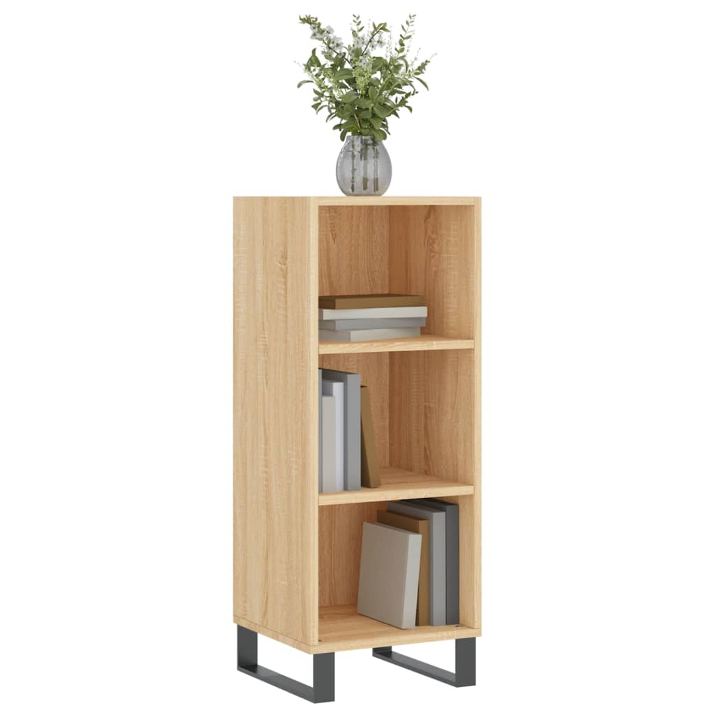 Buffet chêne sonoma 34,5x32,5x90 cm bois d'ingénierie - XIOS