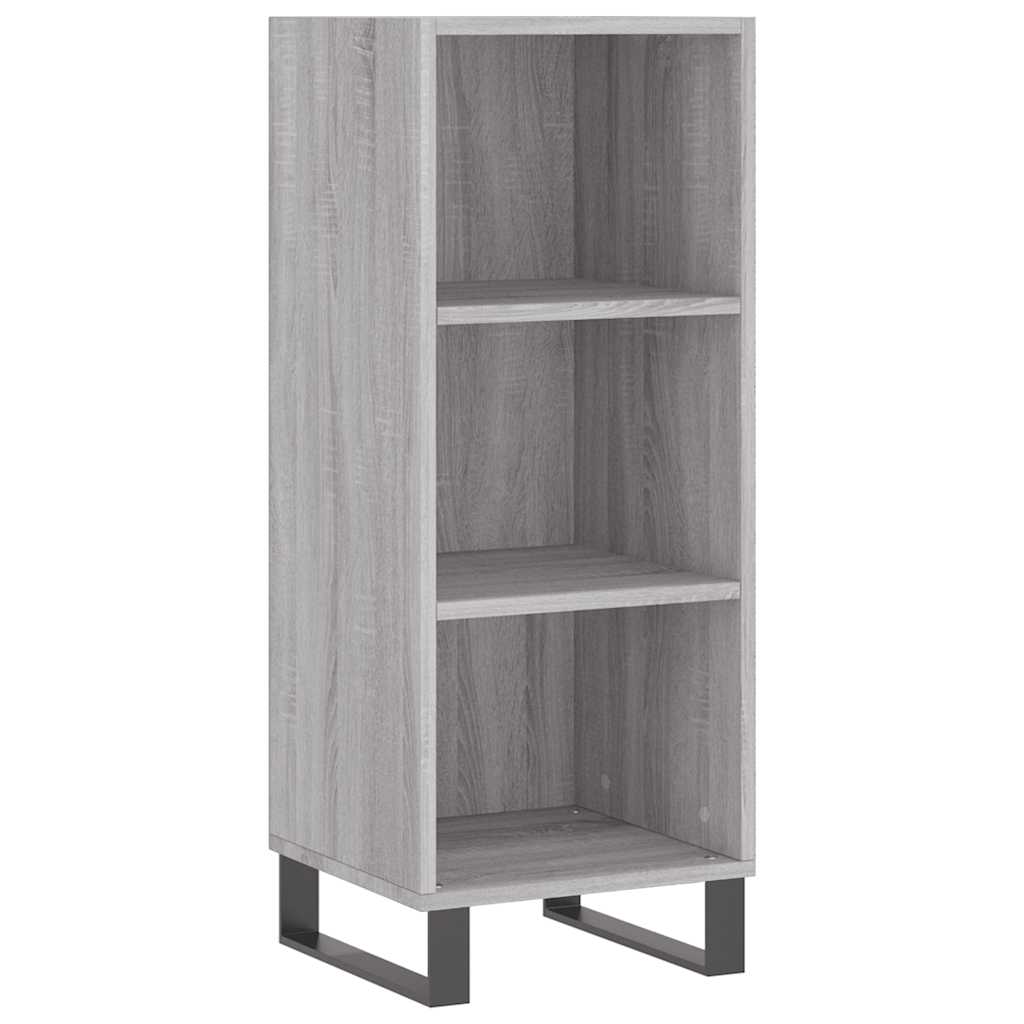 Buffet sonoma gris 34,5x32,5x90 cm bois d'ingénierie - XIOS
