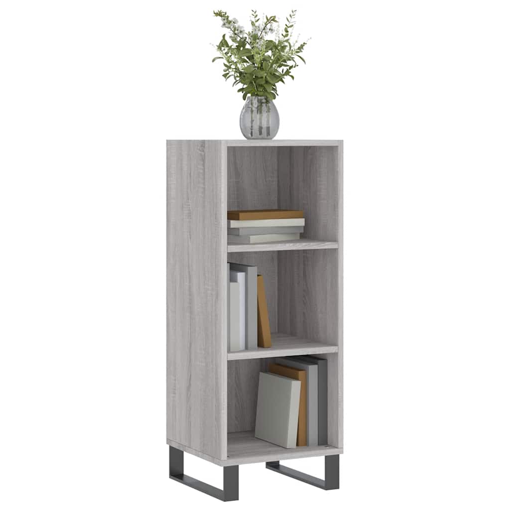 Buffet sonoma gris 34,5x32,5x90 cm bois d'ingénierie - XIOS