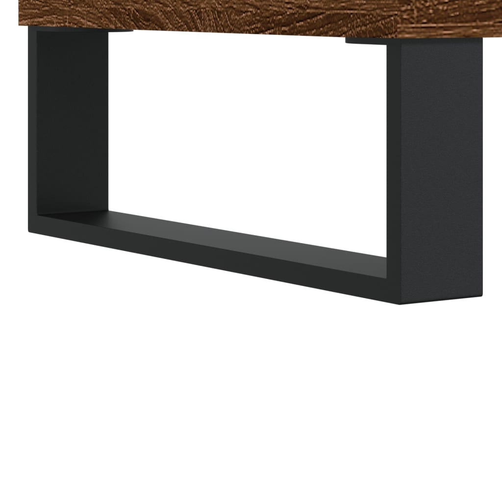 Buffet chêne marron 34,5x32,5x90 cm bois d'ingénierie - XIOS