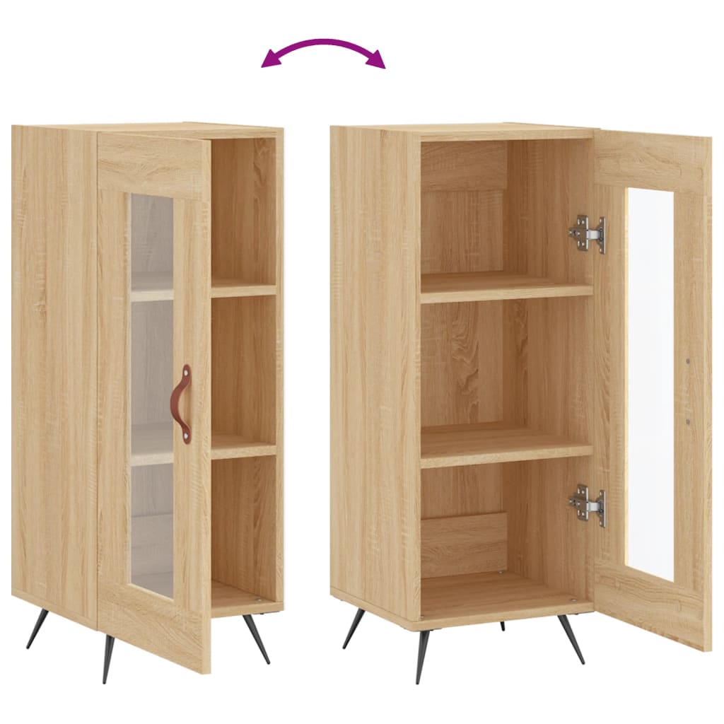 Buffet Chêne sonoma 34,5x34x90 cm Bois d'ingénierie - XIOS
