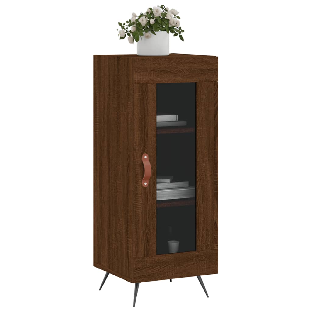 Buffet Chêne marron 34,5x34x90 cm Bois d'ingénierie - XIOS