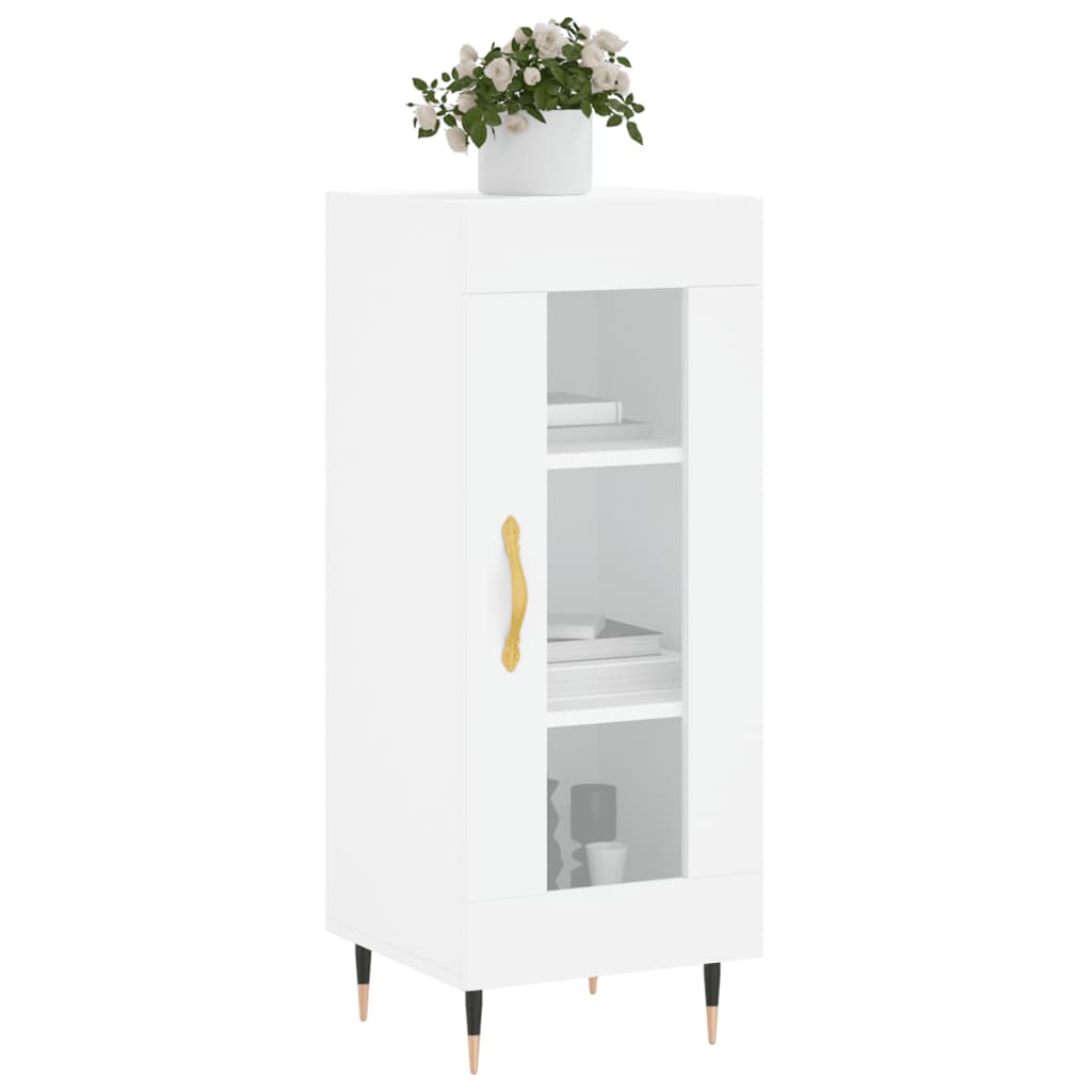 Buffet blanc 34,5x34x90 cm bois d'ingénierie - XIOS