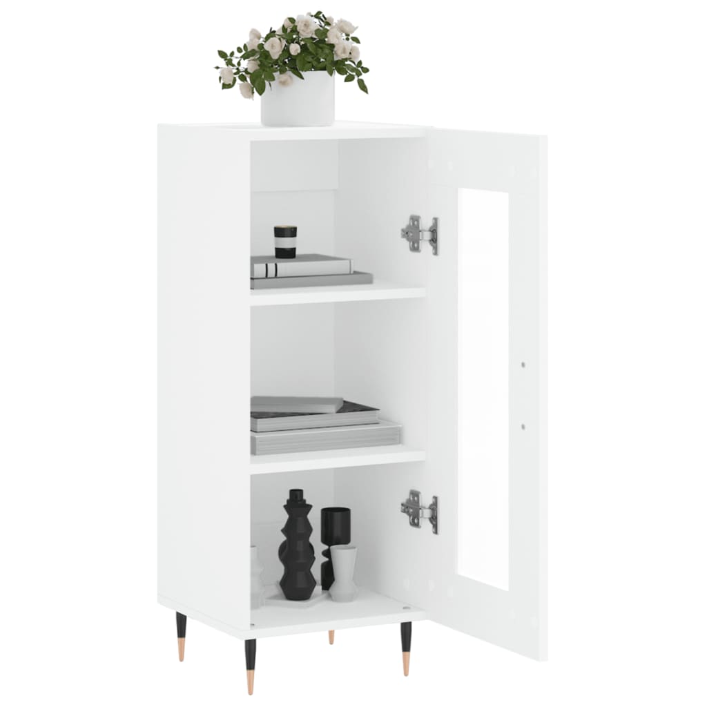 Buffet blanc 34,5x34x90 cm bois d'ingénierie - XIOS