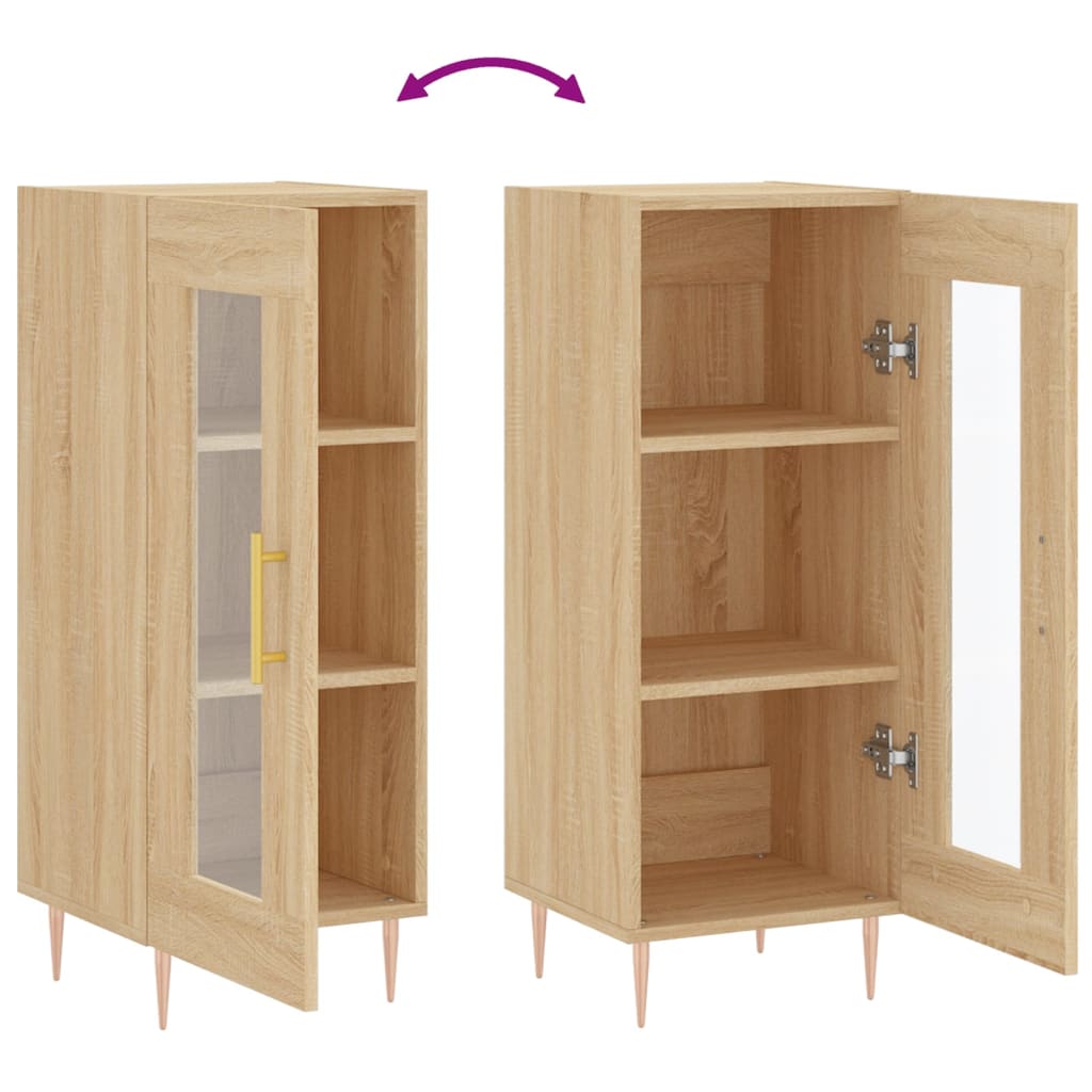 Buffet Chêne sonoma 34,5x34x90 cm Bois d'ingénierie - XIOS