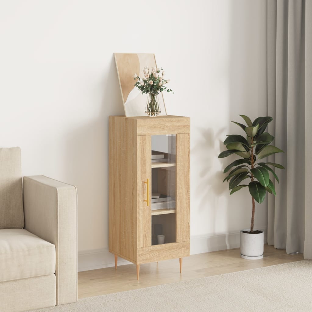 Buffet Chêne sonoma 34,5x34x90 cm Bois d'ingénierie - XIOS