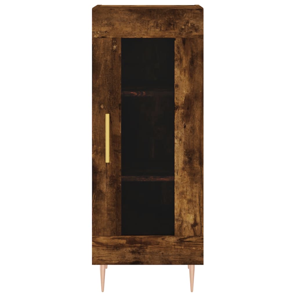 Buffet Chêne fumé 34,5x34x90 cm Bois d'ingénierie - XIOS