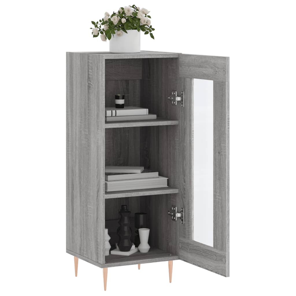 Buffet Sonoma gris 34,5x34x90 cm Bois d'ingénierie - XIOS