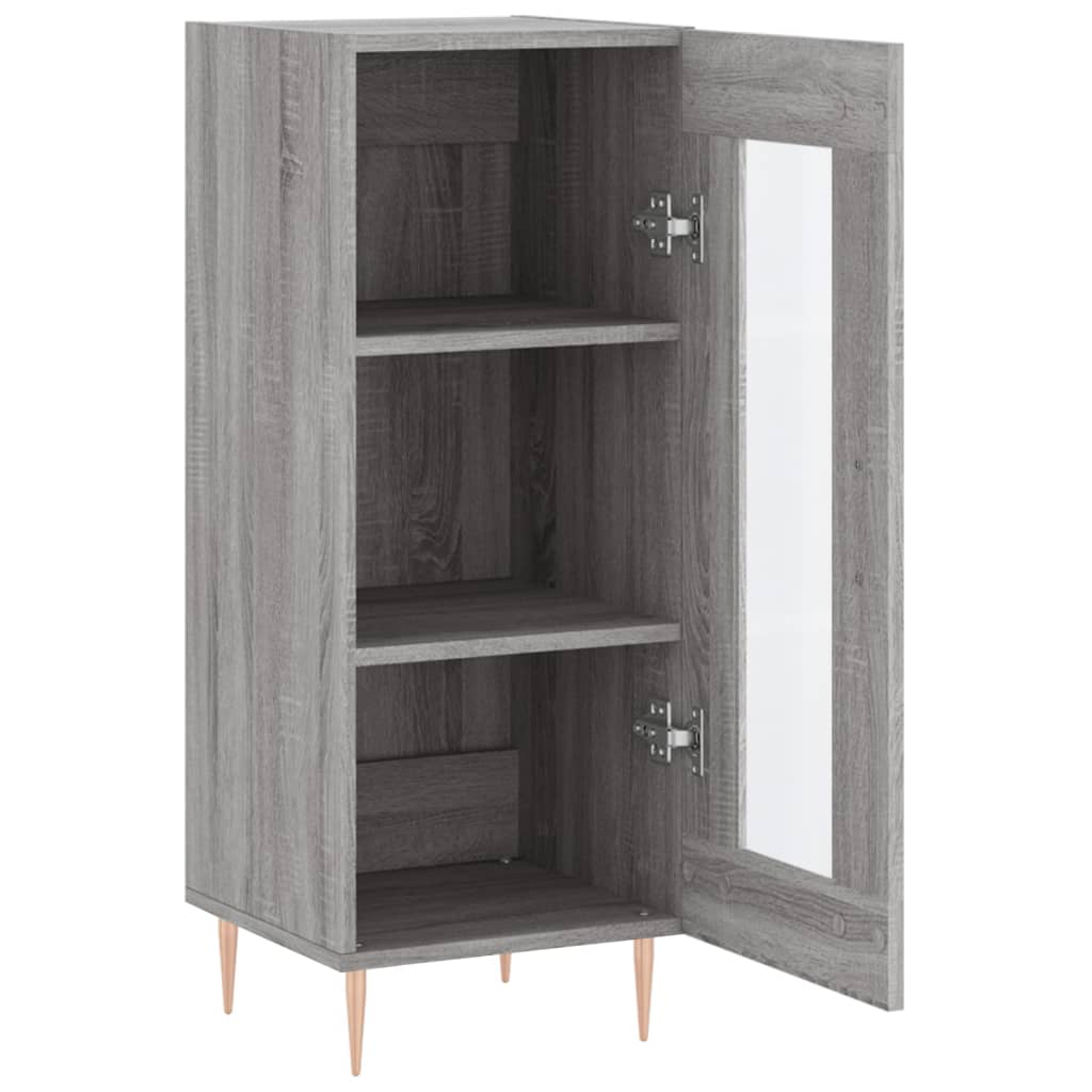 Buffet Sonoma gris 34,5x34x90 cm Bois d'ingénierie - XIOS