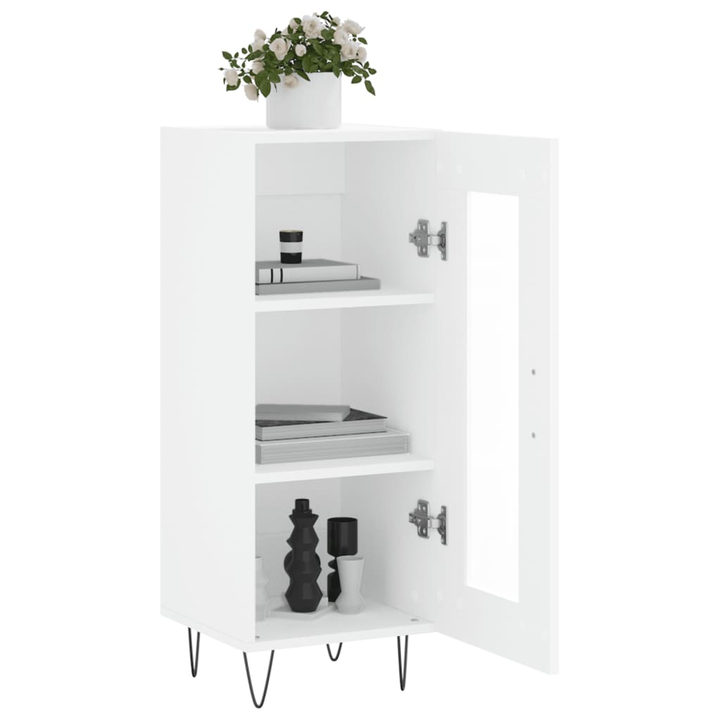 Buffet blanc 34,5x34x90 cm bois d'ingénierie - XIOS