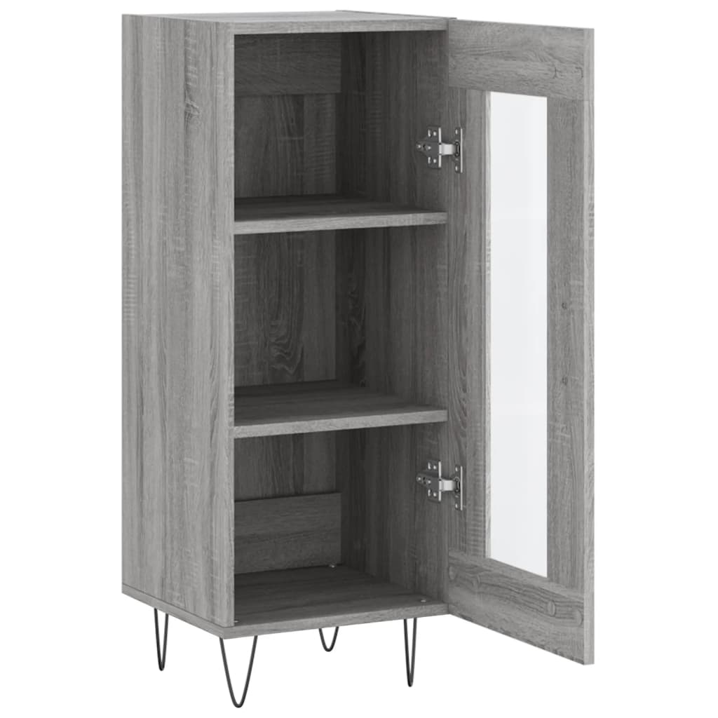 Buffet Sonoma gris 34,5x34x90 cm Bois d'ingénierie - XIOS