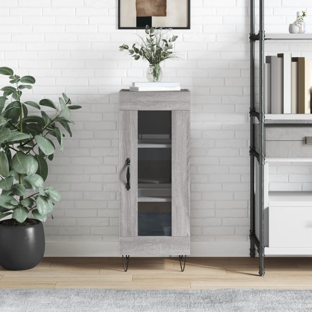 Buffet Sonoma gris 34,5x34x90 cm Bois d'ingénierie - XIOS