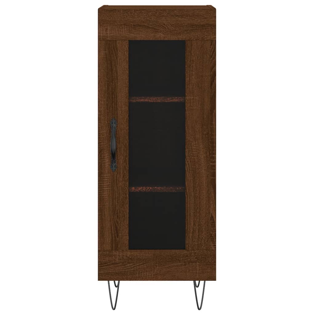 Buffet Chêne marron 34,5x34x90 cm Bois d'ingénierie - XIOS
