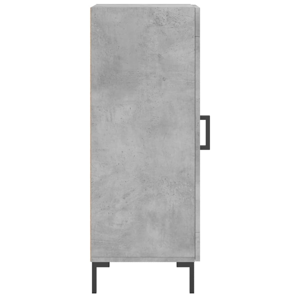 Buffet Gris béton 34,5x34x90 cm Bois d'ingénierie - XIOS
