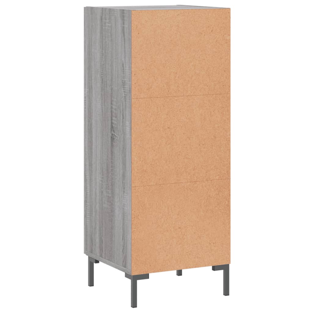 Buffet Sonoma gris 34,5x34x90 cm Bois d'ingénierie - XIOS
