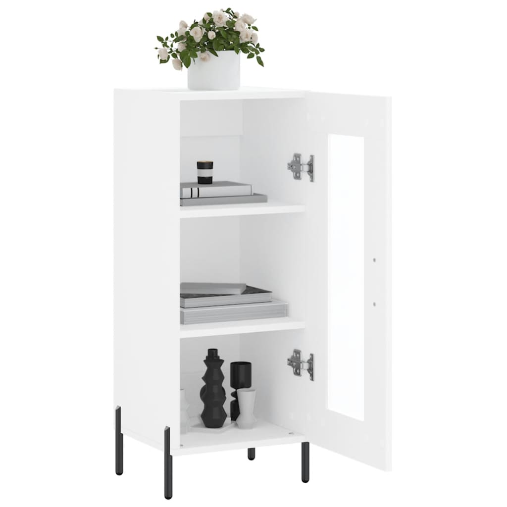 Buffet blanc 34,5x34x90 cm bois d'ingénierie - XIOS