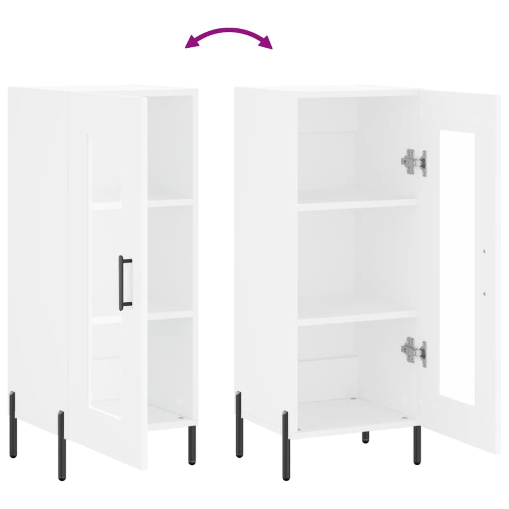 Buffet blanc 34,5x34x90 cm bois d'ingénierie - XIOS