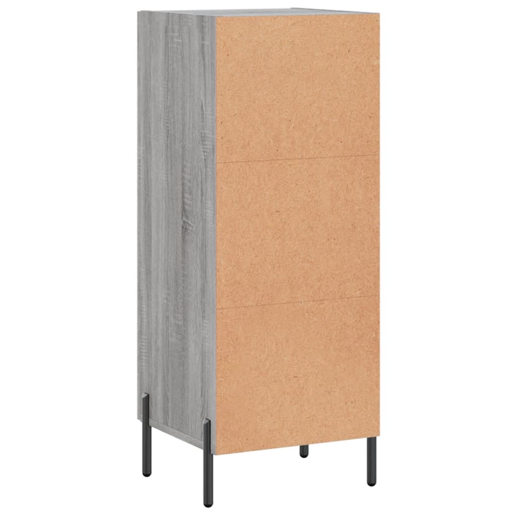 Buffet Sonoma gris 34,5x34x90 cm Bois d'ingénierie - XIOS