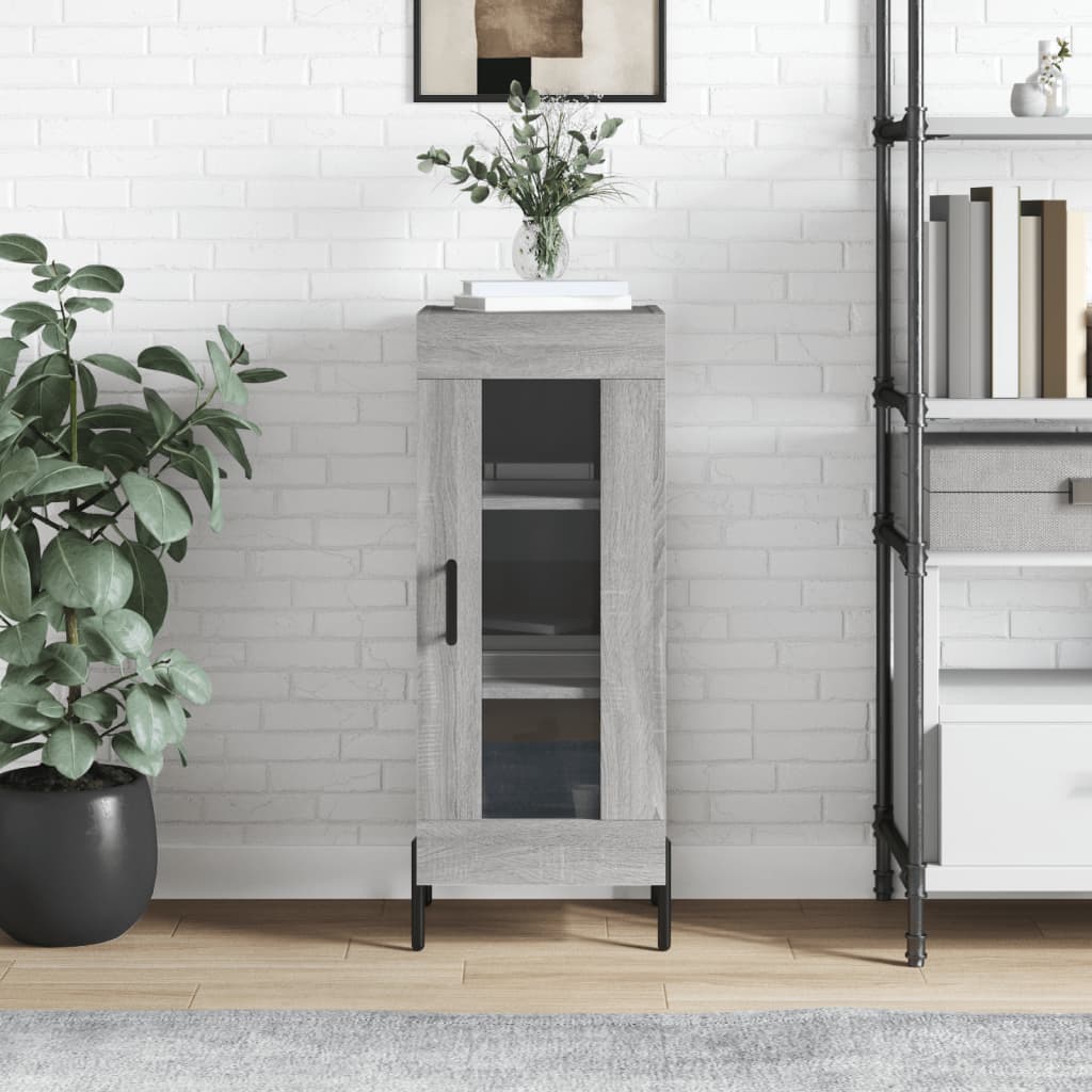 Buffet Sonoma gris 34,5x34x90 cm Bois d'ingénierie - XIOS