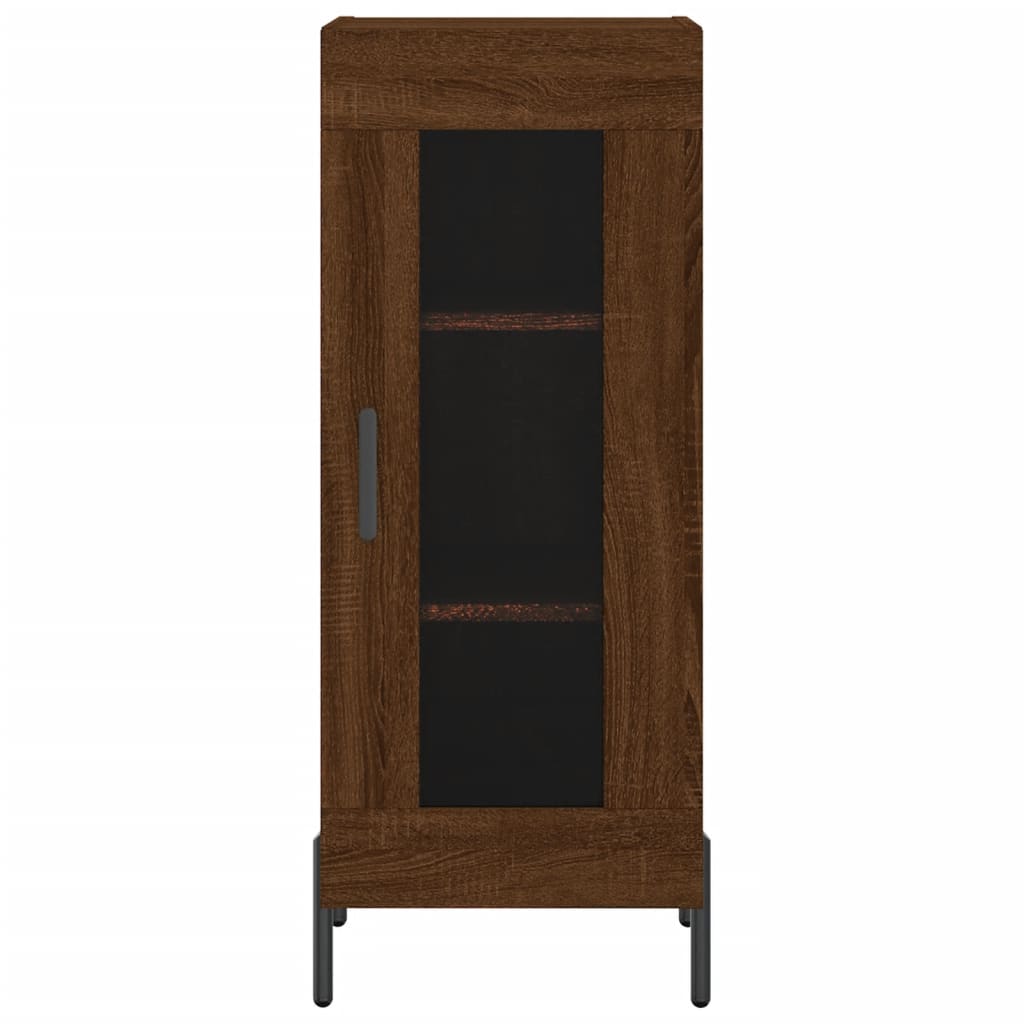 Buffet Chêne marron 34,5x34x90 cm Bois d'ingénierie - XIOS