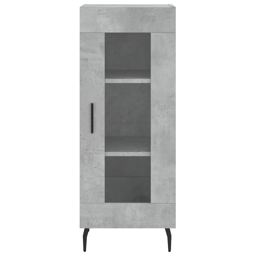 Buffet Gris béton 34,5x34x90 cm Bois d'ingénierie - XIOS