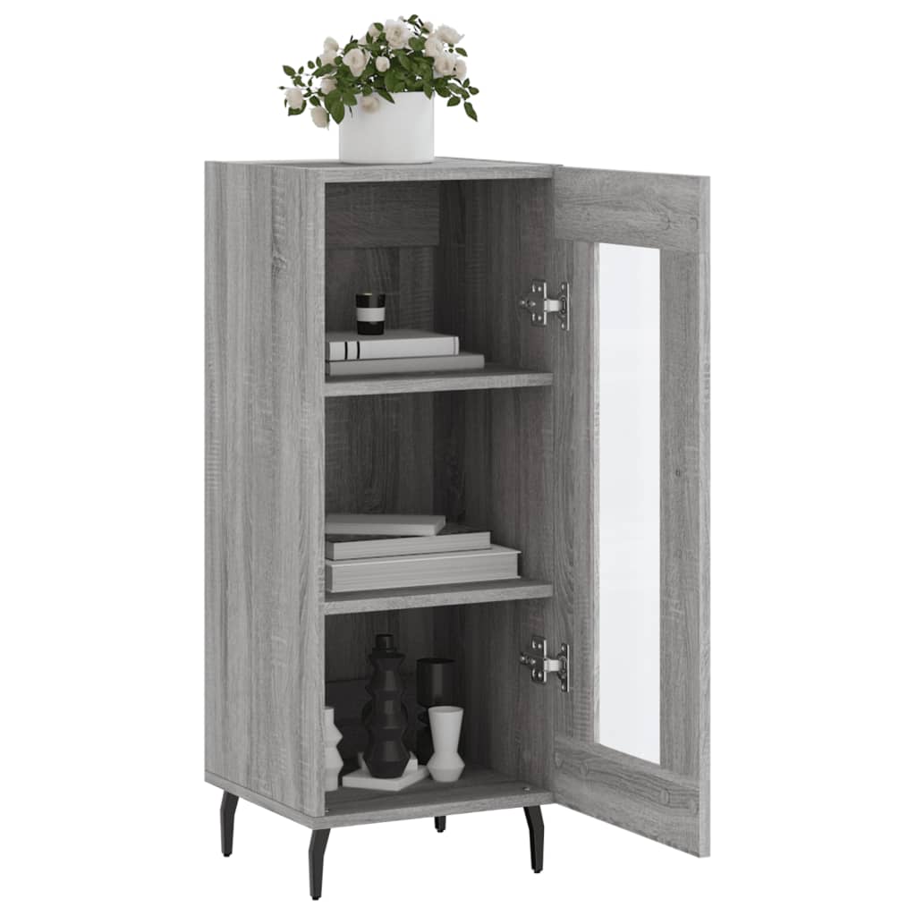 Buffet Sonoma gris 34,5x34x90 cm Bois d'ingénierie - XIOS