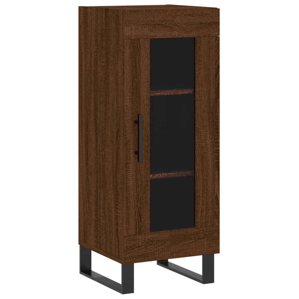 Buffet Chêne marron 34,5x34x90 cm Bois d'ingénierie - XIOS