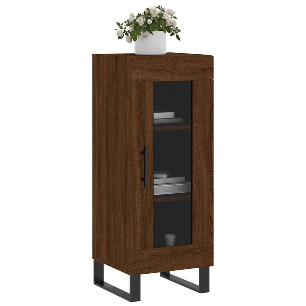 Buffet Chêne marron 34,5x34x90 cm Bois d'ingénierie - XIOS