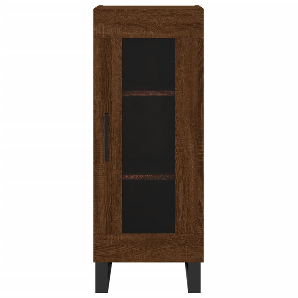 Buffet Chêne marron 34,5x34x90 cm Bois d'ingénierie - XIOS