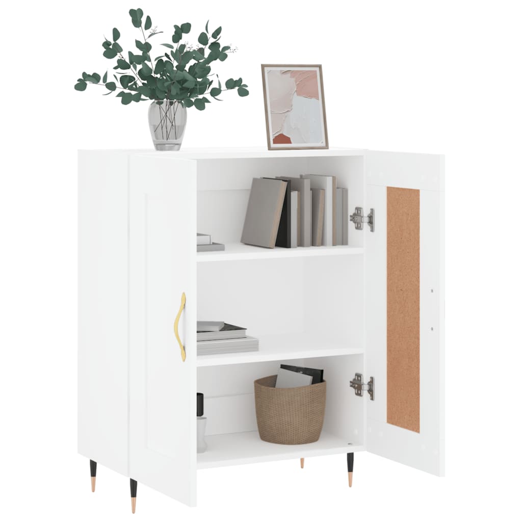 Buffet blanc 69,5x34x90 cm bois d'ingénierie - XIOS