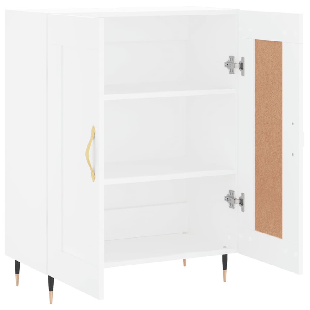 Buffet blanc 69,5x34x90 cm bois d'ingénierie - XIOS
