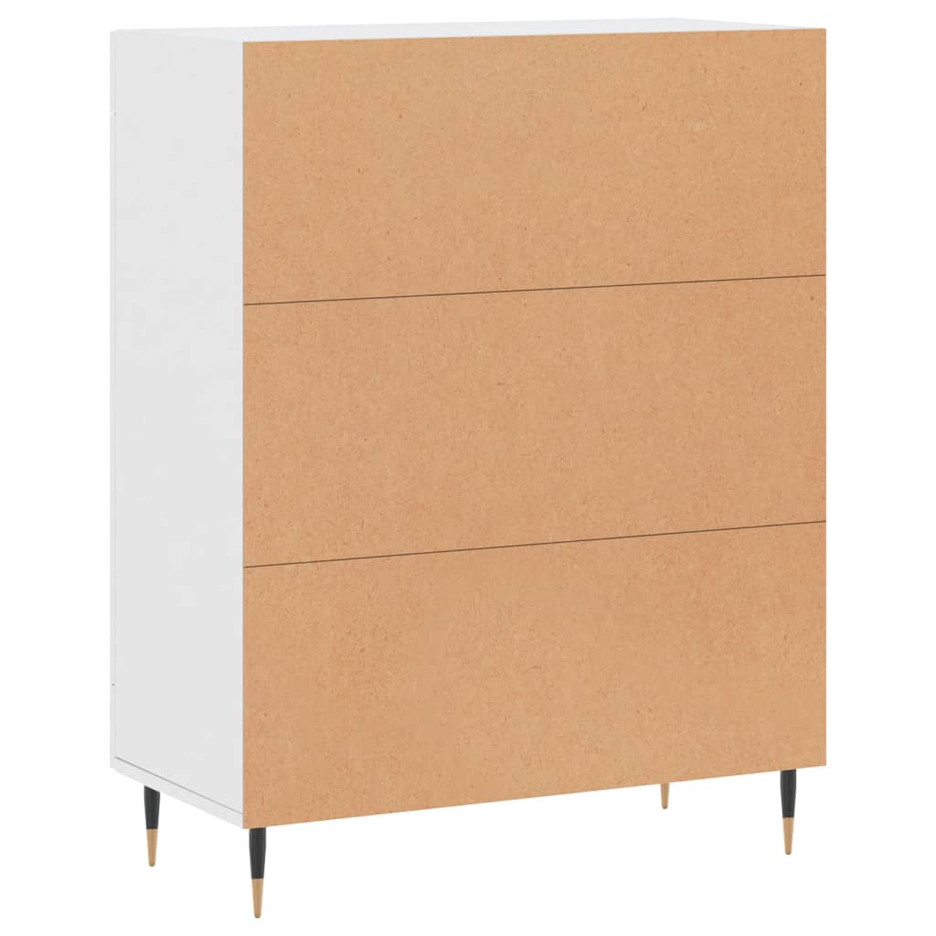 Buffet blanc 69,5x34x90 cm bois d'ingénierie - XIOS
