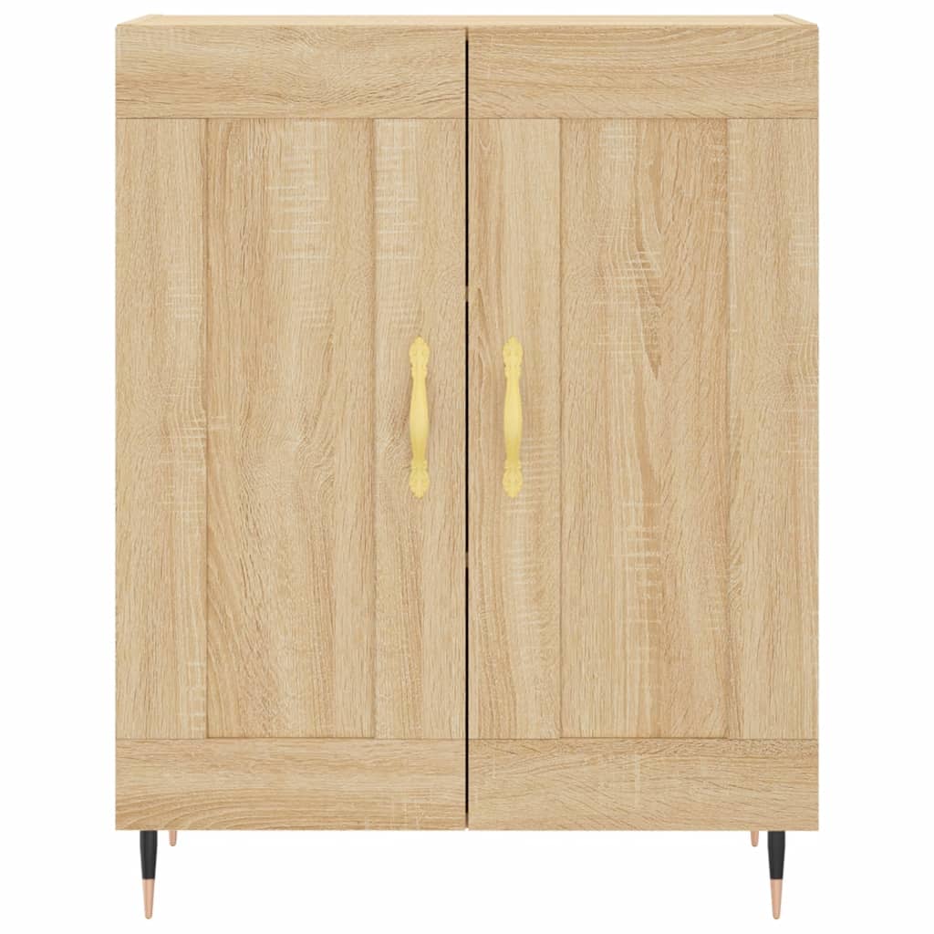 Buffet chêne sonoma 69,5x34x90 cm bois d'ingénierie - XIOS