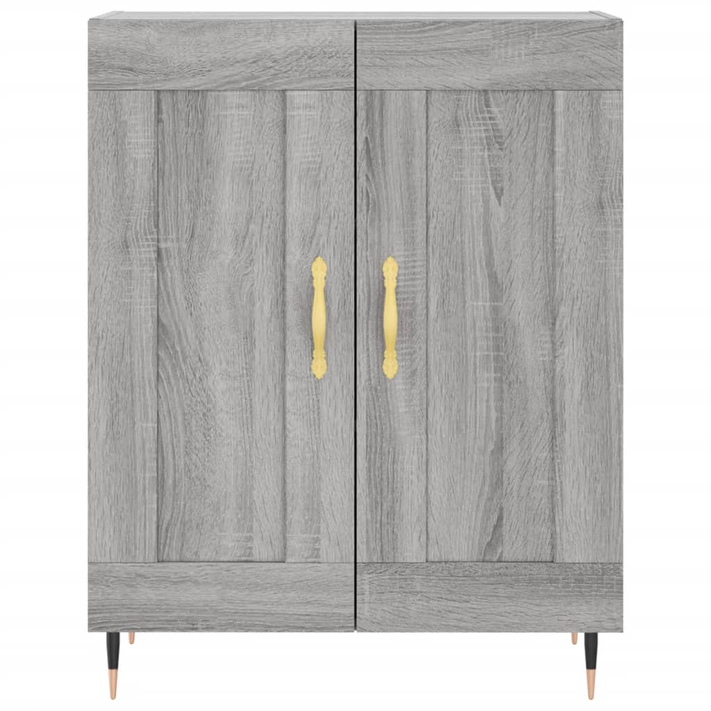 Buffet sonoma gris 69,5x34x90 cm bois d'ingénierie - XIOS
