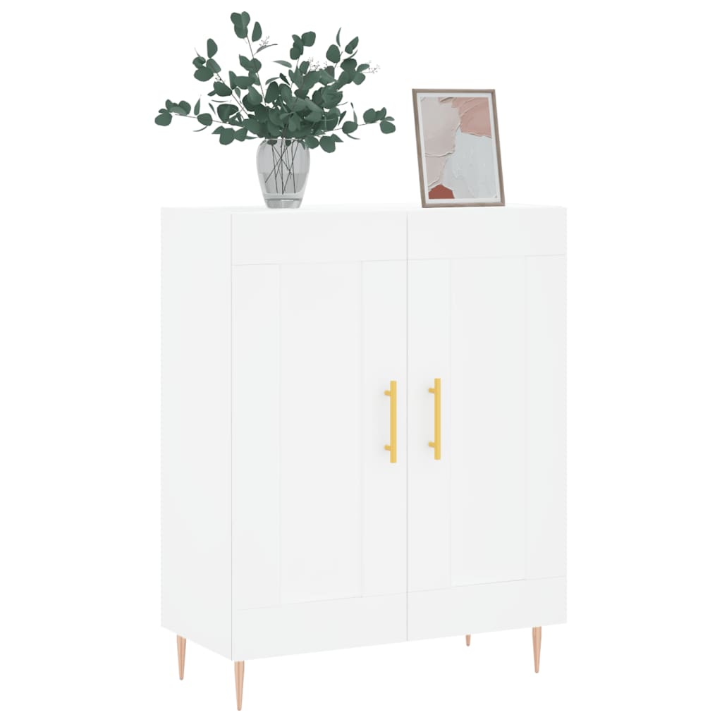 Buffet blanc 69,5x34x90 cm bois d'ingénierie - XIOS