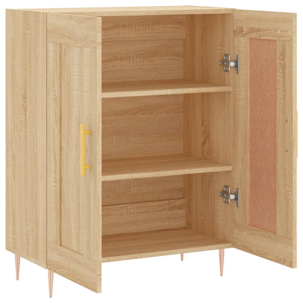 Buffet chêne sonoma 69,5x34x90 cm bois d'ingénierie - XIOS