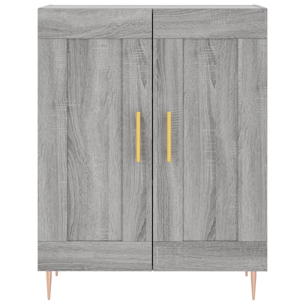 Buffet sonoma gris 69,5x34x90 cm bois d'ingénierie - XIOS