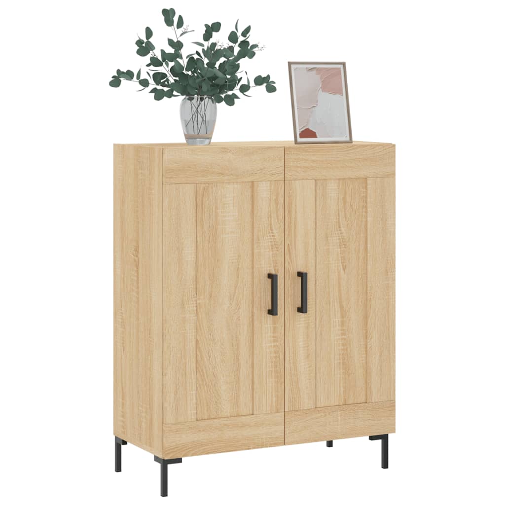 Buffet chêne sonoma 69,5x34x90 cm bois d'ingénierie - XIOS