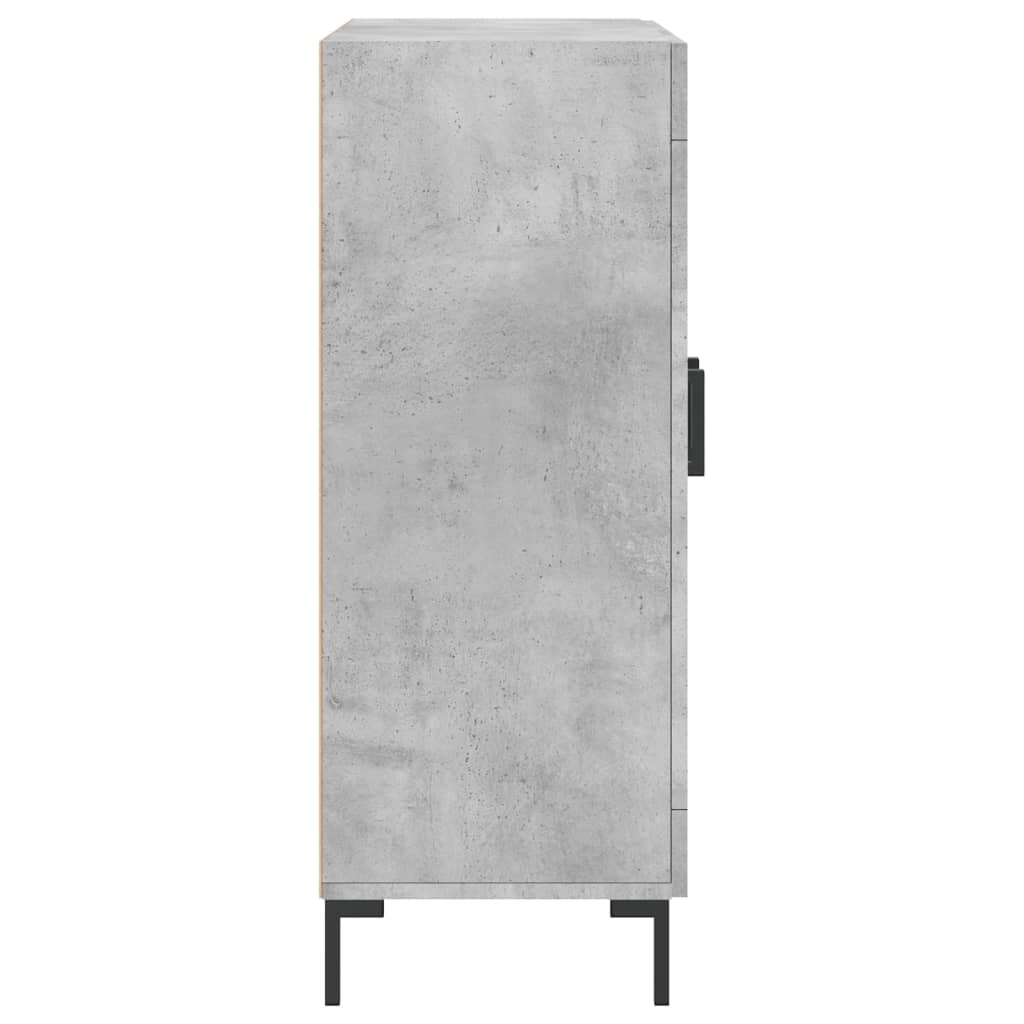 Buffet gris béton 69,5x34x90 cm bois d'ingénierie - XIOS